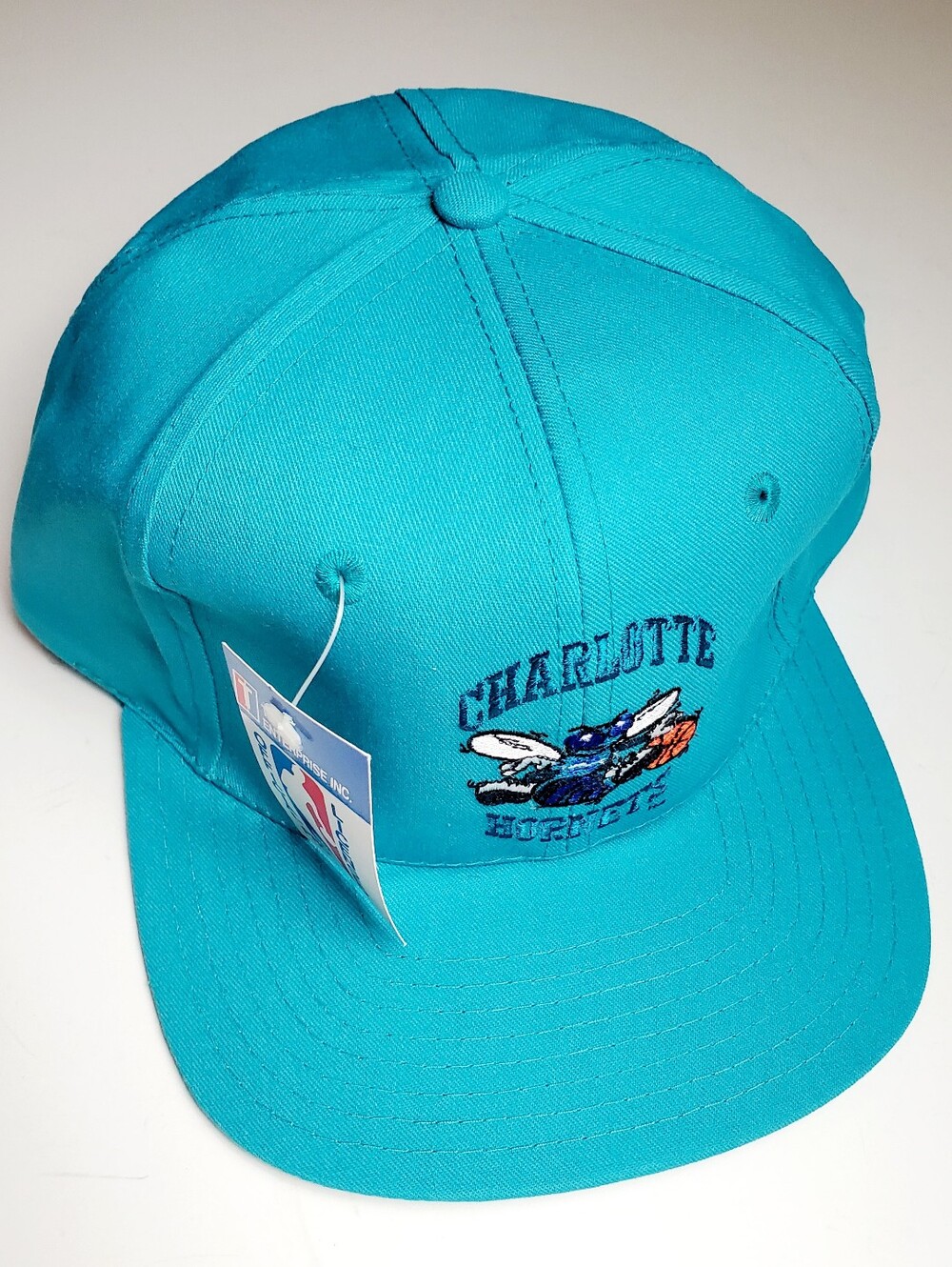 Vintage Throwback 90's Charlotte Hornets Muggsy Bogues Snapback Cap Hat